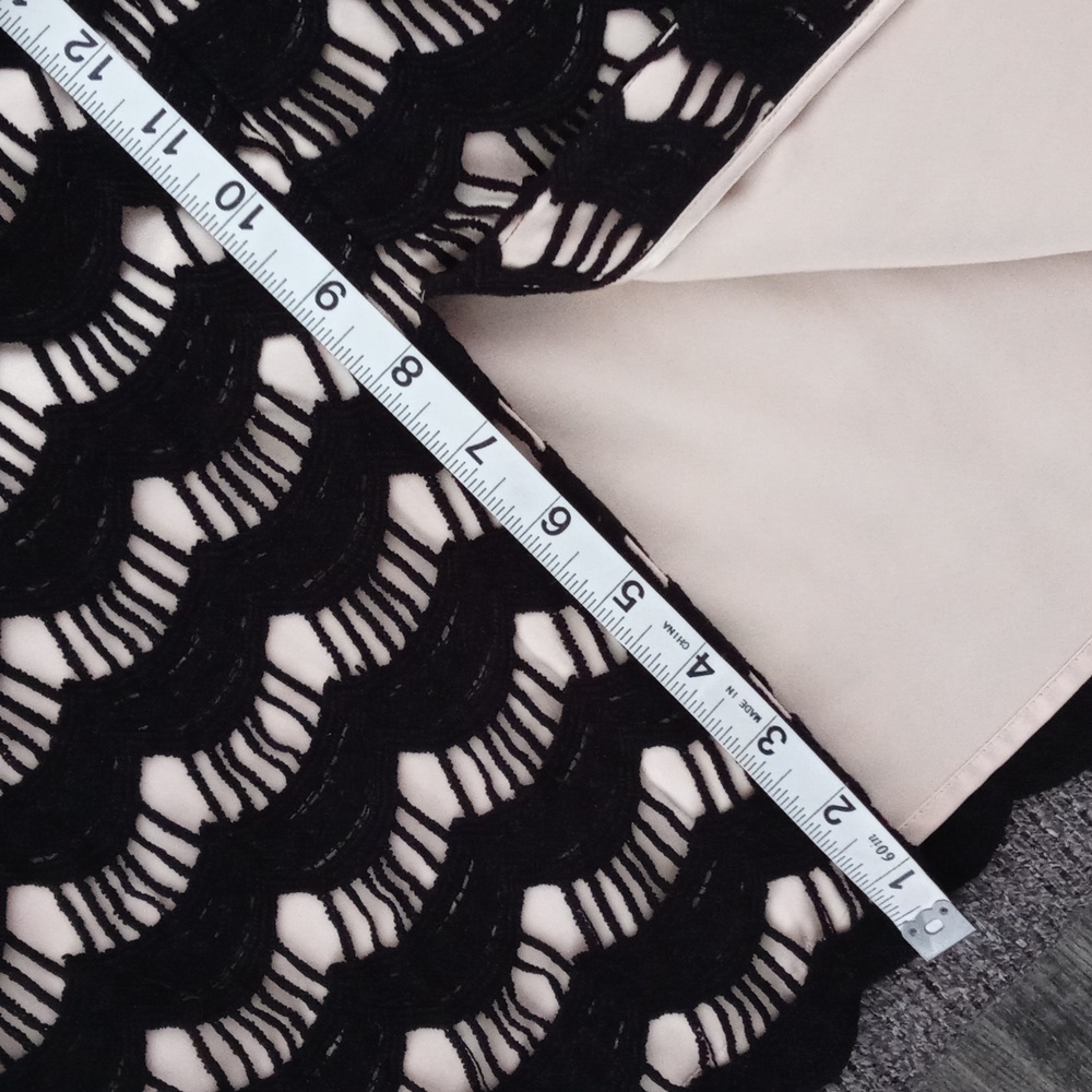 🖤Kate Spade🖤 - Black/Cream Virginia Lace Scallop Skirt - Picture 11 of 11